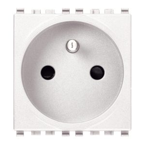 Presa Sicury 2P+T 16A Francese Bianco VIMAR 20212.B