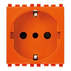 Presa 2P+T 16A P30 Arancione VIMAR 20209.A
