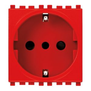 Presa 2P+T 16A P30 Rosso VIMAR 20209.R