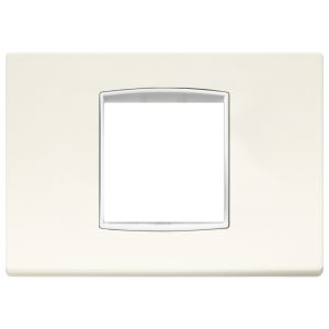 Placca Classic 2M Centrali Bianco Artico VIMAR 20652.B01