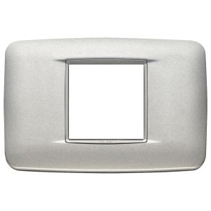 Placca Round 2M Centr Argento Matt VIMAR 20682.N13