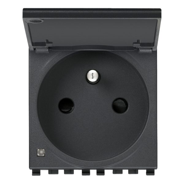 Presa Sicury 2P+T 16A Fr + Coper. Grigio VIMAR 20212.C