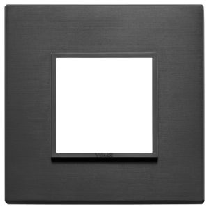 Placca 2M Nero Totale VIMAR 21642.18