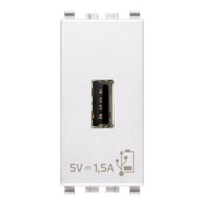 Unità Alimentazione Usb 5V1,5A 1M Bianco VIMAR 20292.B