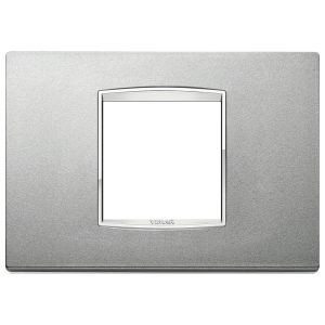 Placca Classic 2M Cen Argento Matt VIMAR 20652.C13 Fuori Produzione