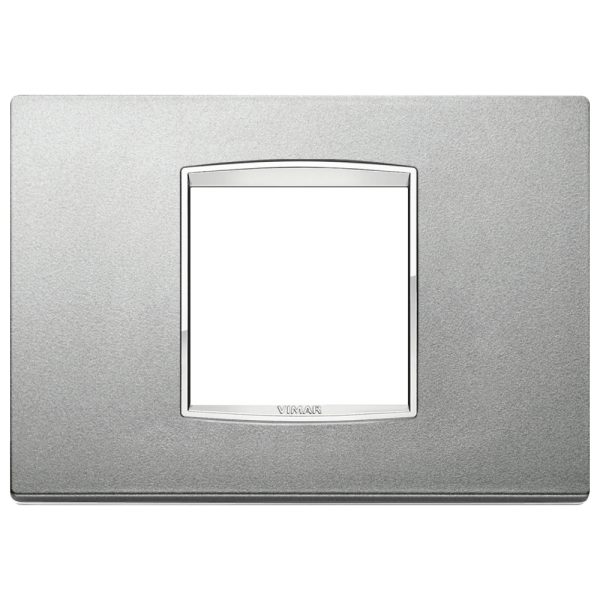 Placca Classic 2M Cen Argento Matt VIMAR 20652.C13 Fuori Produzione