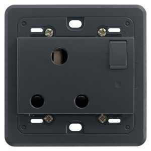 Presa 2P+T 15A Inglese Interr. Grigio VIMAR 20217.L