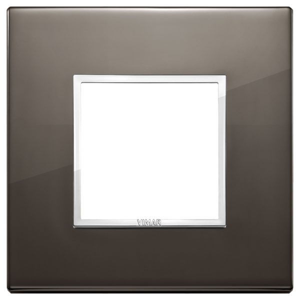 Placca 2M Nero Zaffiro VIMAR 21642.06