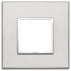 Placca 2M Argento VIMAR 21642.07.01