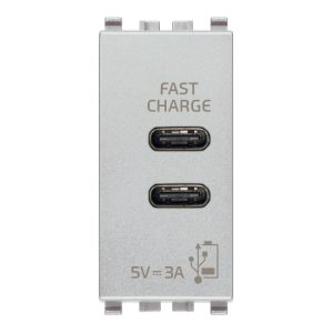 Alimentatore Usb C+C 5V 3A 1M Next VIMAR 20292.CC.N