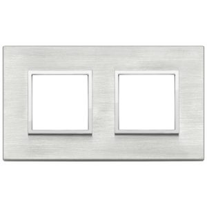 Placca 4M (2+2) Int71 Grigio Next VIMAR 21643.02