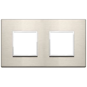 Placca 4M (2+2) Int71 Bronzo Chiaro VIMAR 21643.04