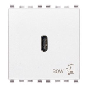 Alimentatore Usb C Pd 30W Bianco VIMAR 20298.B