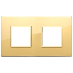Placca 4M(2+2) Int71 Oro Totale Lucido VIMAR 21643.G09