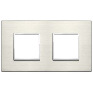 Placca 4M (2+2) Int71 Titanio VIMAR 21643.08