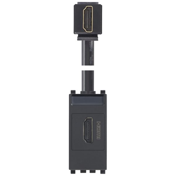 Presa Hdmi Con Cavo A 90° Grigio VIMAR 20346.H