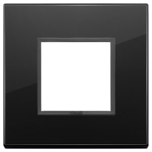 Placca 2M Nero Totale Diamante VIMAR 21642.88