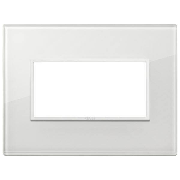 Placca 4M Bianco Totale Diamante VIMAR 21654.87