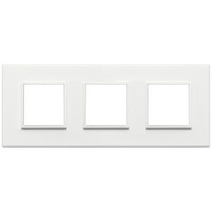 Placca 6M (2+2+2) Int71 Bianco Totale VIMAR 21644.17