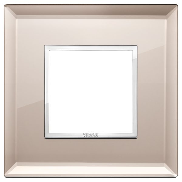 Placca 2M Specchio Bronzato VIMAR 21642.75