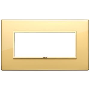 Placca 5M Bs Oro Totale Lucido VIMAR 21649.G09