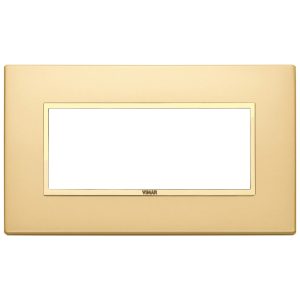 Placca 5M Bs Oro Totale Satinato VIMAR 21649.G10