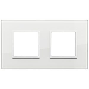 Placca 4M (2+2)Int71 Bianco Tot Diamante VIMAR 21643.87