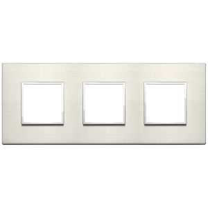 Placca 6M (2+2+2) Int71 Titanio VIMAR 21644.08