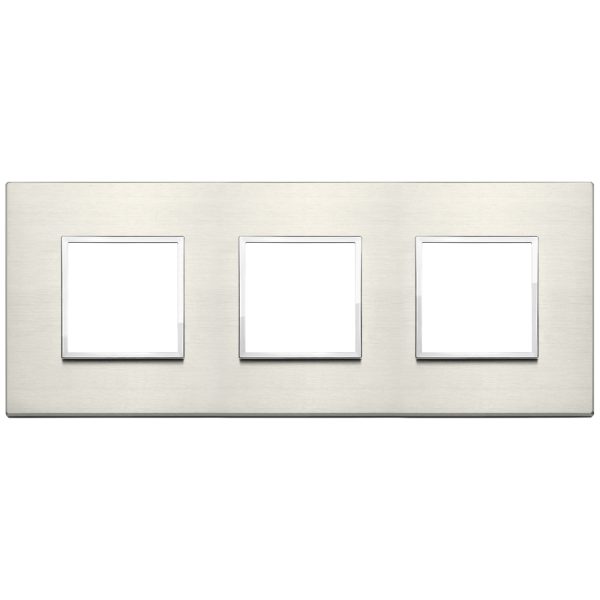 Placca 6M (2+2+2) Int71 Titanio VIMAR 21644.08