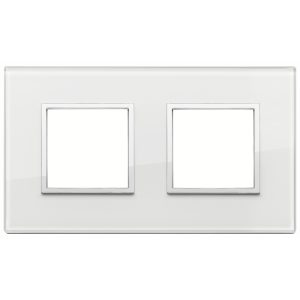 Placca 4M (2+2) Int71 Bianco Diamante VIMAR 21643.70