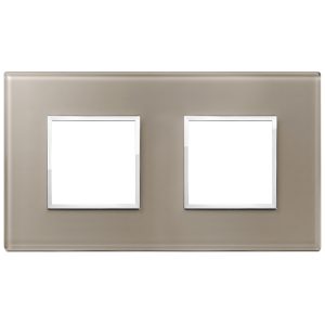 Placca 4M (2+2) Int71 Opale Bruno VIMAR 21643.74