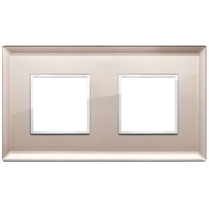 Placca 4M (2+2) Int71 Specchio Bronzato VIMAR 21643.75