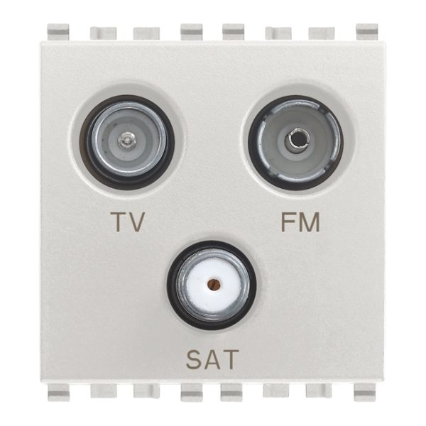 Presa Tv-Fm-Sat Diretta 3 Uscite Next VIMAR 20303.N