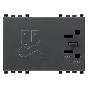 Presa Per Rasoio 230V Grigio VIMAR 20290