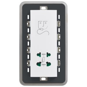 Presa Per Rasoio Verticale 230V Bianco VIMAR 20291.B