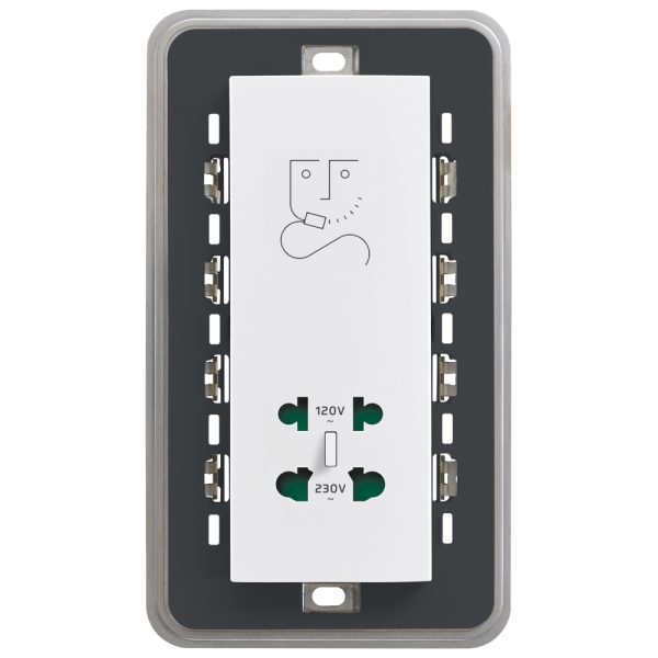 Presa Per Rasoio Verticale 230V Bianco VIMAR 20291.B