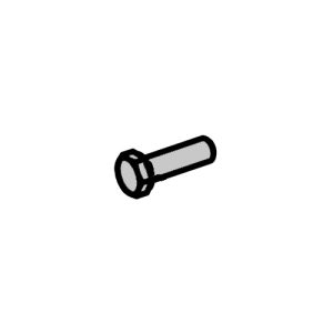 Vite 10X45 Te 8.8 Zincata Bianca Iso 4017 Ricambio Originale NICE V10X45.5102