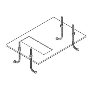 Base Di Fissaggio Per SLX SL Ricambio Originale CARDIN 999393
