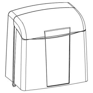 Coperchio + Vetrina SLX24DRACO SLI24DRACO Ricambio Originale CARDIN 999819