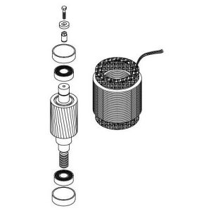 Gruppo Motore Elettrico 230V GLSTAR1E GLSTAR2E GLSTAR2AE CARDIN 9995144 Ricambio TELCOMA STAR