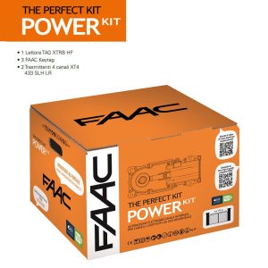 Kit Automazione Cancello Anta Battente FAAC POWER KIT 230V PERFECT 105913