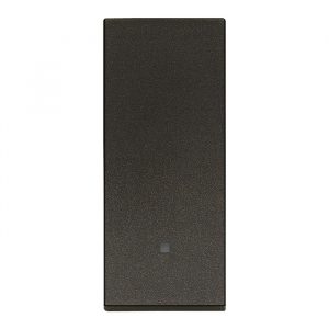Tasto 1M Allineato Nero VIMAR 31000.G