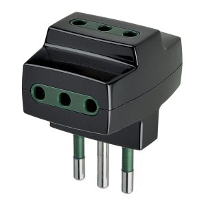 Adattatore Mult. S11+3P11 Nero VIMAR 00320