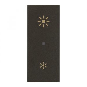 Tasto 1M Assiale Simbolo Dimmer Nero VIMAR 31000A.RG