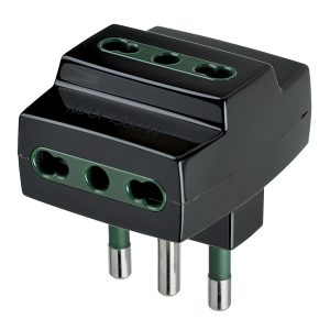 Adattatore Mult. S17+3P17/11 Nero VIMAR 00321