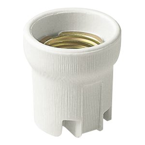 Portalampada E27 Ø43Mm Porcellana Bianco VIMAR 02174