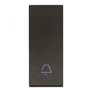Tasto 1M Allineato Simb. Campanello Nero VIMAR 31000.CG