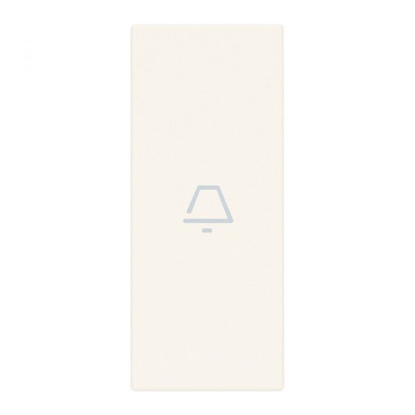 Tasto 1M Assiale Simb. Campanello Bianco VIMAR 31000A.CB