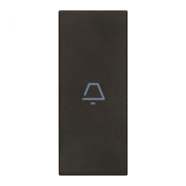 Tasto 1M Assiale Simbolo Campanello Nero VIMAR 31000A.CG