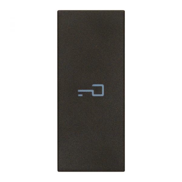 Tasto 1M Assiale Simbolo Chiave Nero VIMAR 31000A.PG